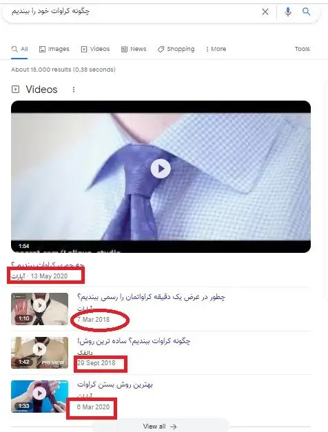 مطلب چگونه کروات خود را ببندیم