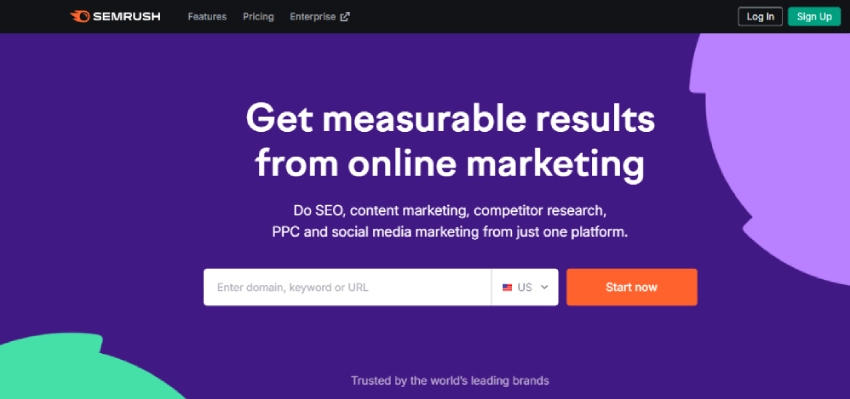 استفاده از سایت SEMrush