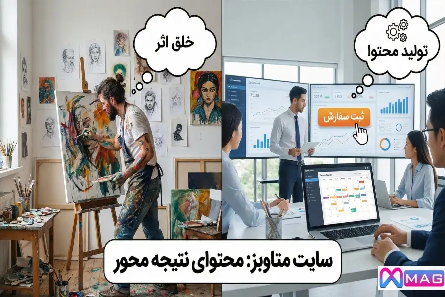 تفاوت خلق اثر با تولید محتوا